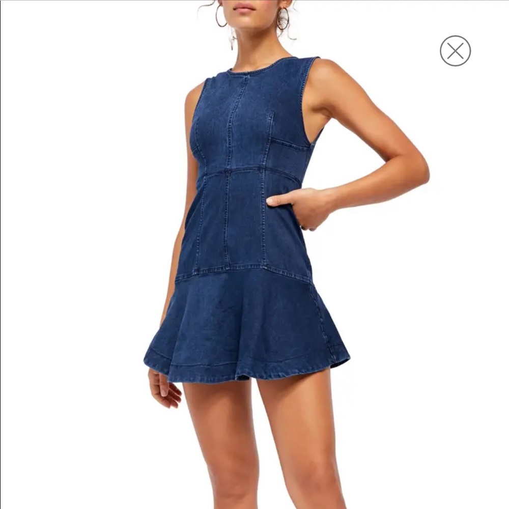 NEW FREE PEOPLE JEAN DRESS